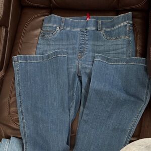 SPANX Women's Blue Boot Cut Jeans